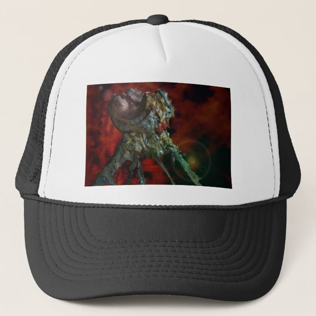 aliens, they are here trucker hat (Front)