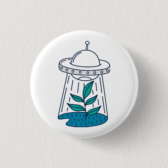 Aliens UFO Button (Front)