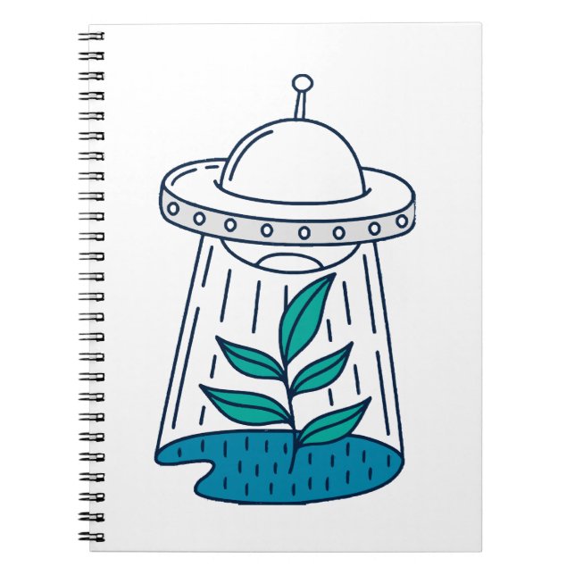 Aliens UFO Notebook (Front)