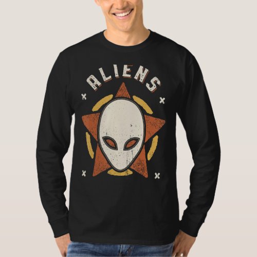 Aliens Vintage Retro Classic T_Shirt