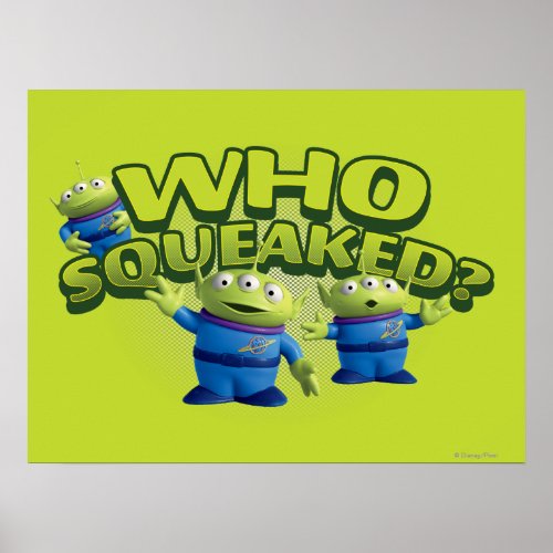 Aliens Who Squeaked Poster