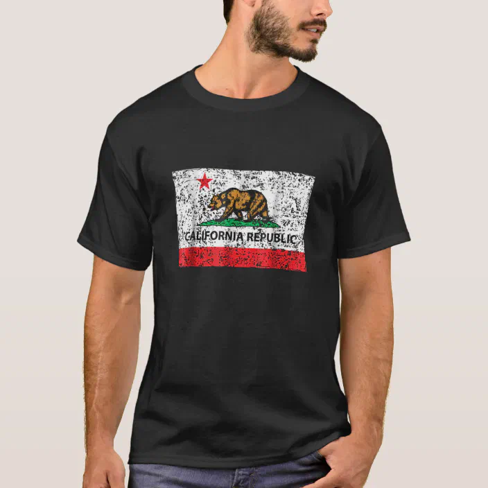 alifornia Republic Cali Flag Socal Norcal Cencal T-Shirt | Zazzle.com