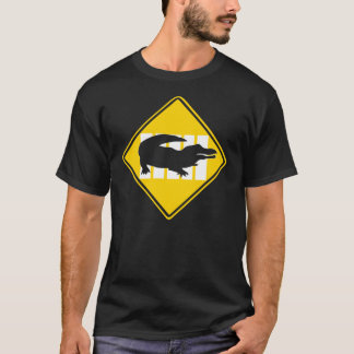 ALIGATOR ROAD SIGN T-Shirt