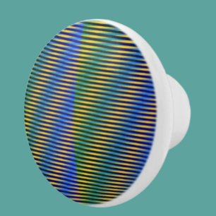 Aligned Energy   Abstract Lines Ceramic Knob