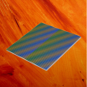 Aligned Energy Abstract Lines Ceramic Tile