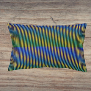 Aligned Energy   Abstract Lines Dog Bed