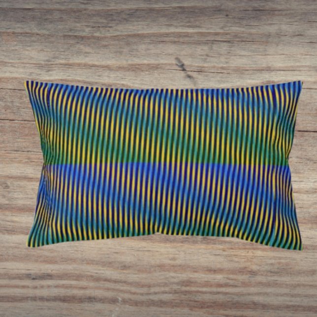 Aligned Energy | Abstract Lines Dog Bed (Creator Uploaded)