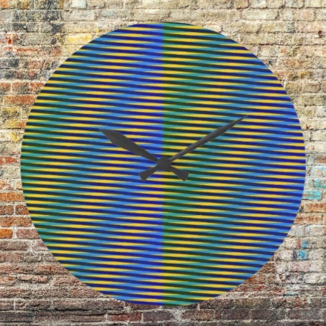 Aligned Energy | Abstract Lines Wall Clock (Creator Uploaded)