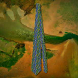 Aligned Energy Modern Abstract Lines Necktie