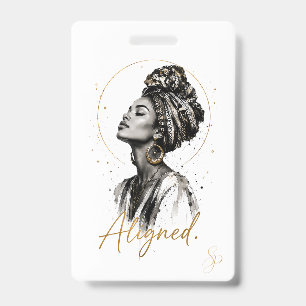 Aligned. Special Edition Badge Boho Art
