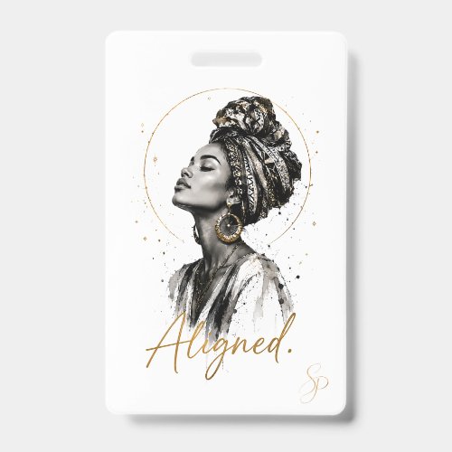 Aligned. Special Edition Badge | Boho Art