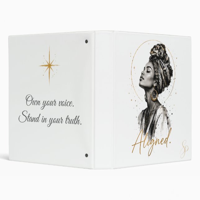 Aligned. Special Edition Boho Custom Avery® Binder (Background)