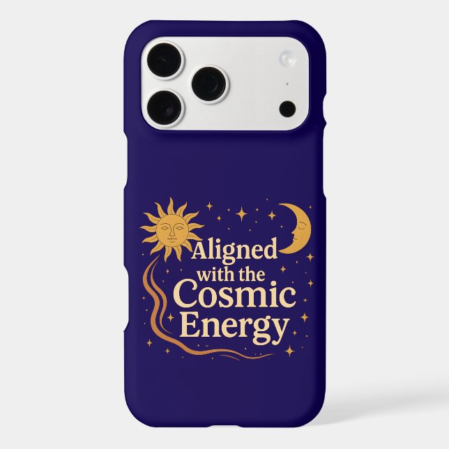 Aligned with the Cosmic Energy Boho Celestial Case-Mate iPhone Case (Back)