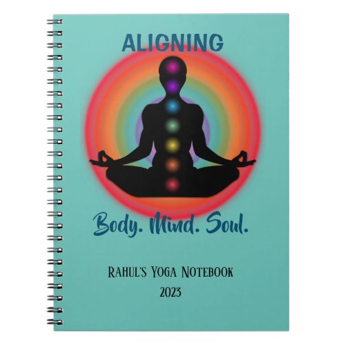 Aligning Body Mind Soul Chakra Meditation  Yoga Notebook