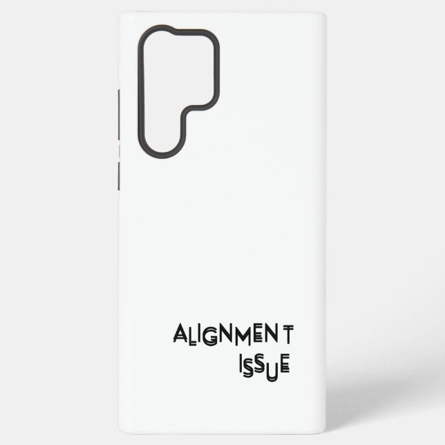 Alignment Issue Professional  Samsung Galaxy Case (Back)