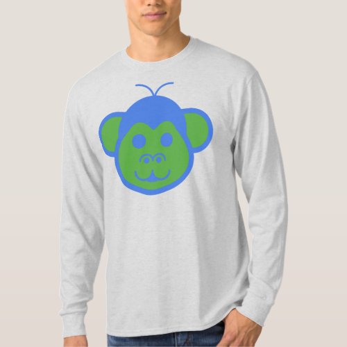 Alimon Alien Monkey Basic Long Sleeve T_Shirt