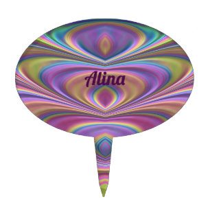ALINA ~ CUTE COOL FRACTAL DESIGN ~ CAKE PICK