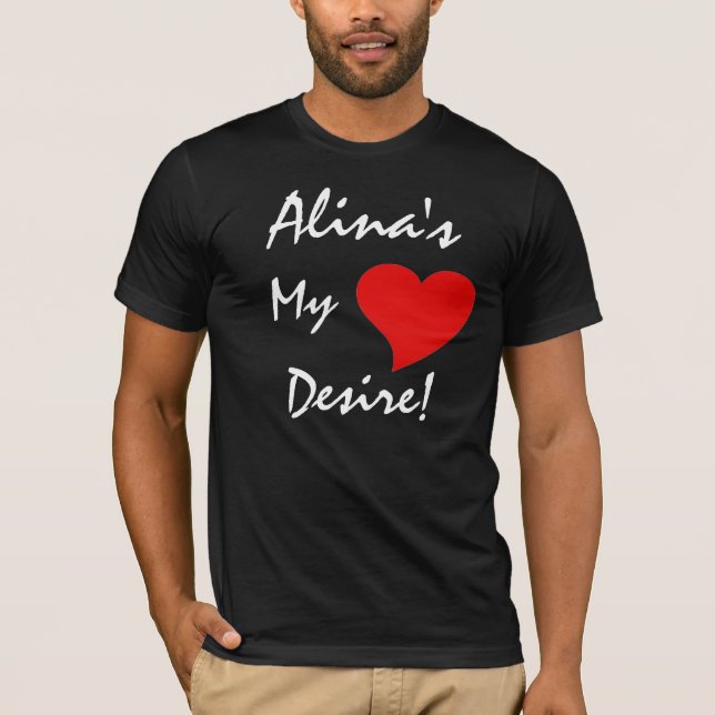 Alina's My Heart's Desire With Celtic Meaning T-Shirt (Front)