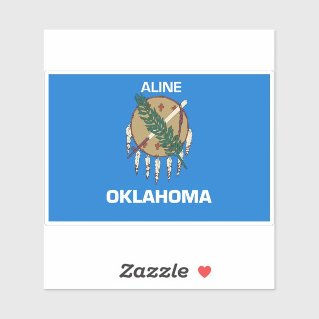 Aline Oklahoma Sticker (Sheet)