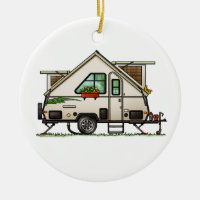 Aliner Pop Up RV happy camper art
