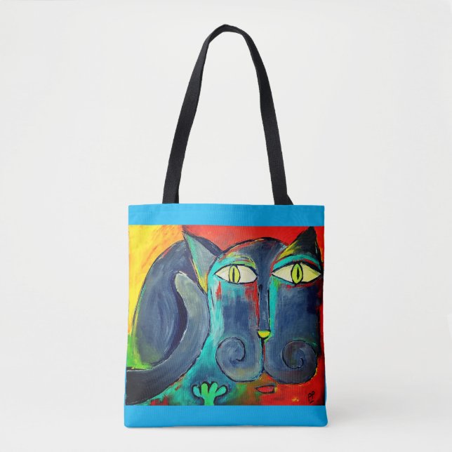 Ali's Cat Tote Bag (Front)