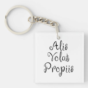 Alis Volat Propiis Keychain