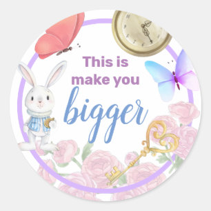 Alisa in Onederland Classic Round Sticker