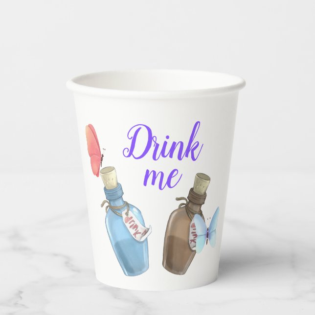 Alisa in Onederland  Paper Cups (Front)