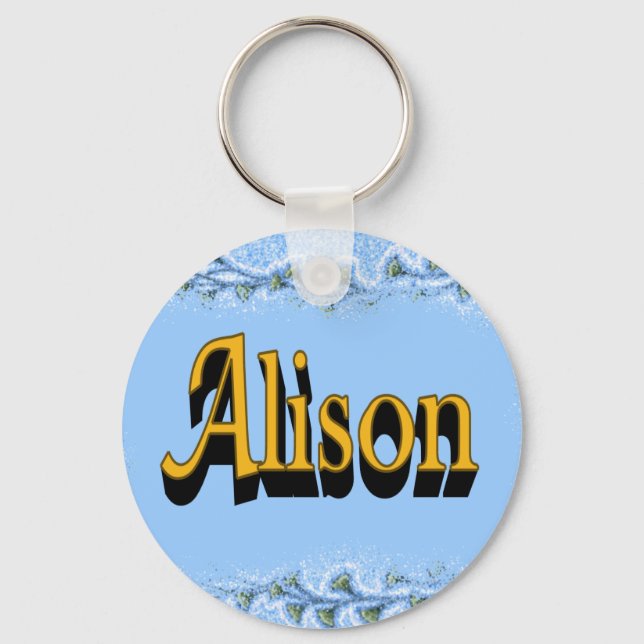 Alison Keychain (Front)