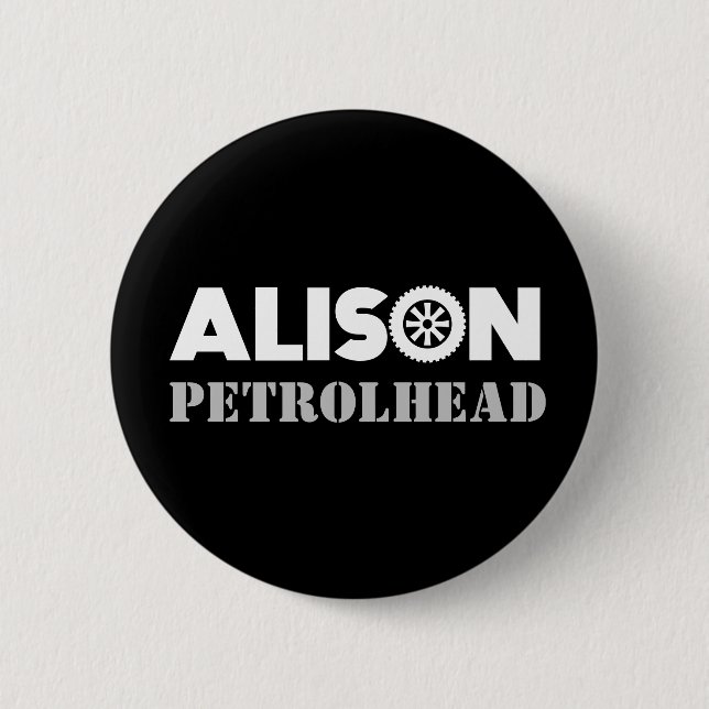 Alison Petrol Head Button (Front)