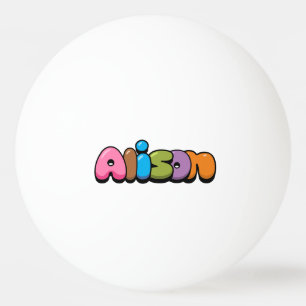 Alison Ping Pong Ball