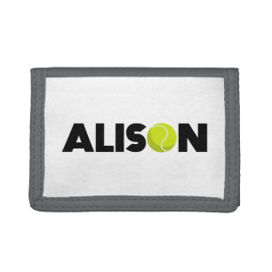 Alison Tennis Trifold Wallet