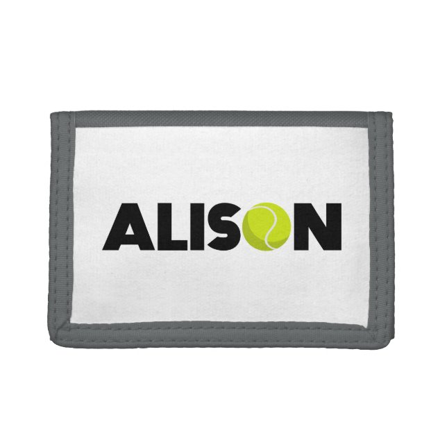 Alison Tennis Trifold Wallet (Front)