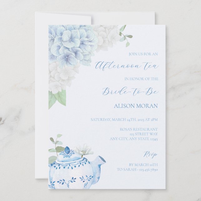 Alison's Bridal Shower - Option #5 Invitation (Front)