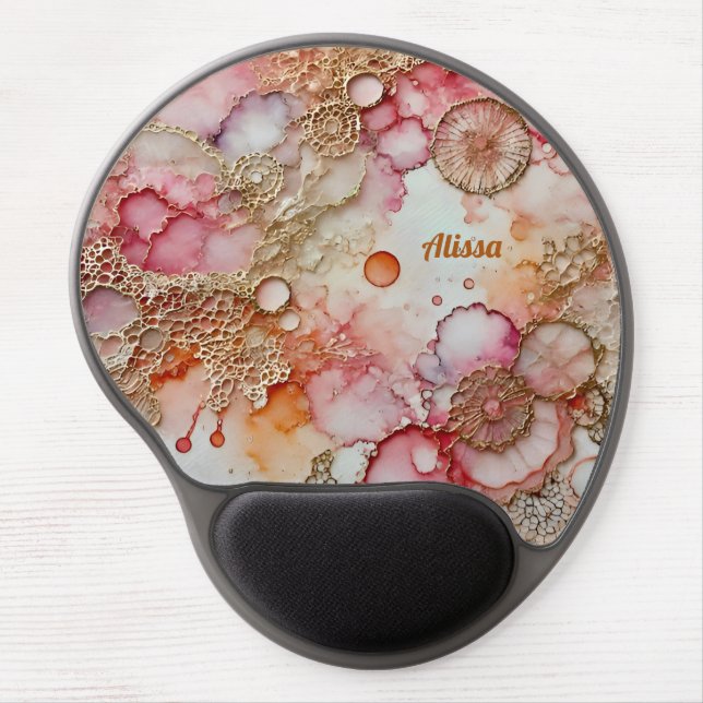 ALISSA ~ Abstract Pattern ~ Gel Mouse Pad (Front)