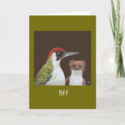 Alistair and Mooney BFF card