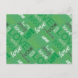 Alive Green Gallery Love Words Art