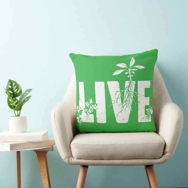 Alive Throw Pillow (Chair)