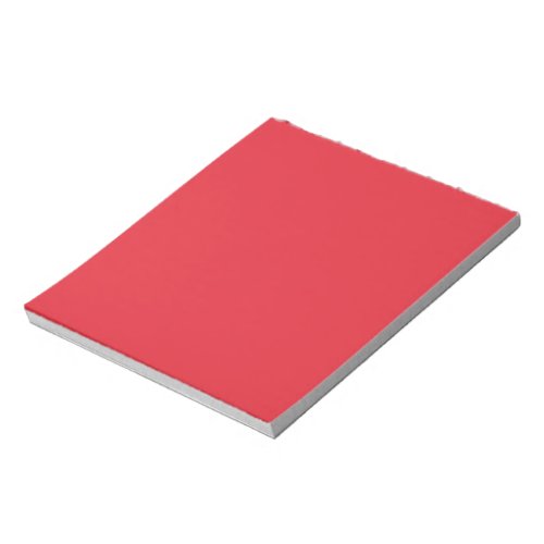 Alizarin Crimson Solid Color Notepad