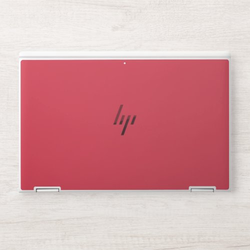 Alizarin solid color  HP laptop skin