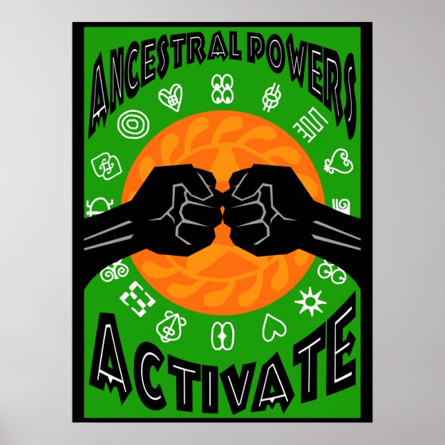 ALKEBULAN - ANCESTRAL POWERS ACTIVATE POSTER (Front)