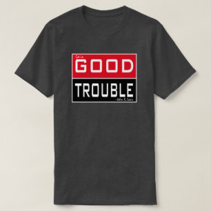 ALKEBULAN - GOOD TROUBLE (Red & Black) T-Shirt