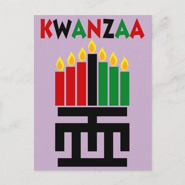 ALKEBULAN - KWANZAA 7 PRINCIPLES POSTCARD (Front)
