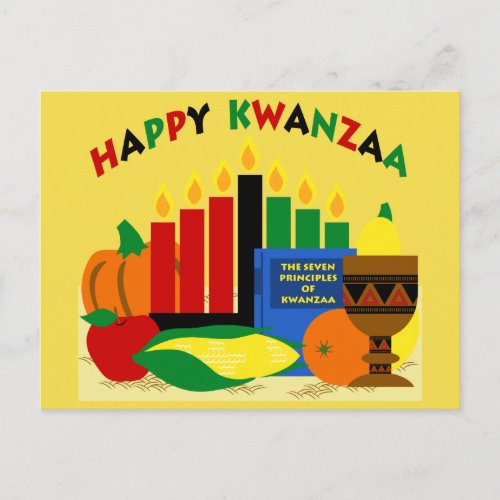 ALKEBULAN _ KWANZAA SETTING POSTCARD