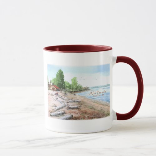 Alki Beach Bathhouse Coffee Mug