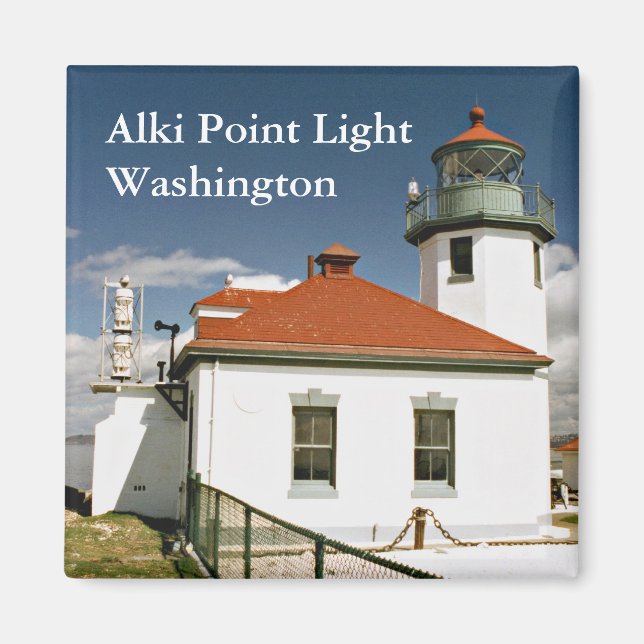 Alki Point Light, Washington Magnet (Front)
