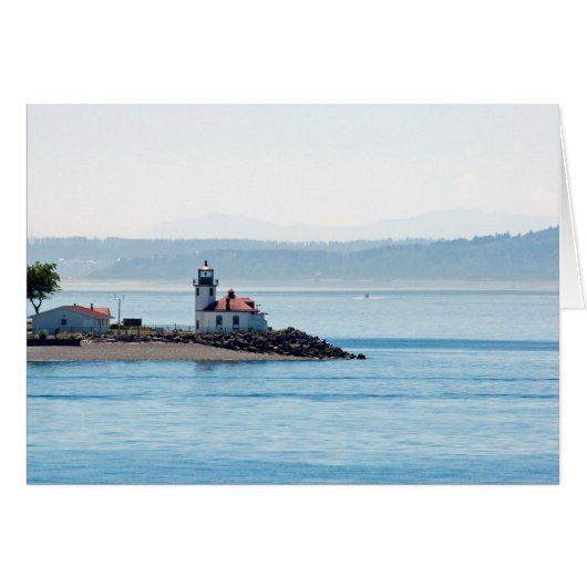 Alki Point Lighthouse Cards (Front Horizontal)