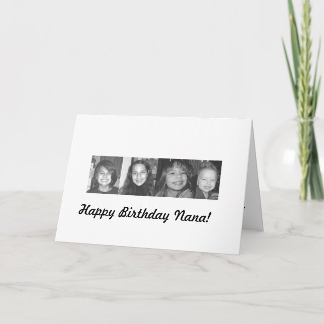 all4project, Happy Birthday Nana! Card (Front)