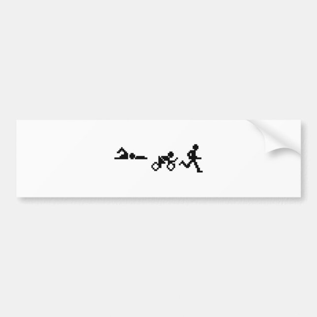 All 3 bumper sticker (Front)