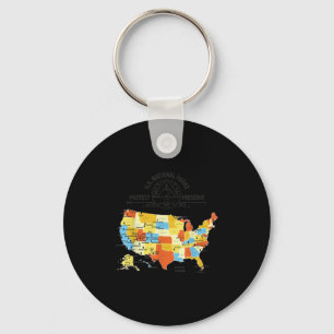 All 63 US National Parks Map - U.S. National Park Keychain